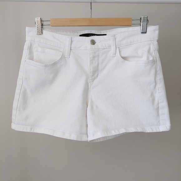 Joe's Jeans White Rolled Denim Shorts Jenny Size 27 - Picture 6 of 15